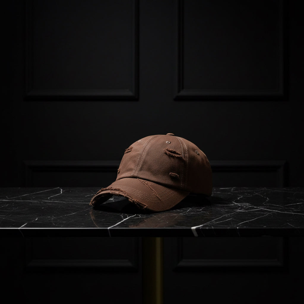 Distressed Cotton Cap