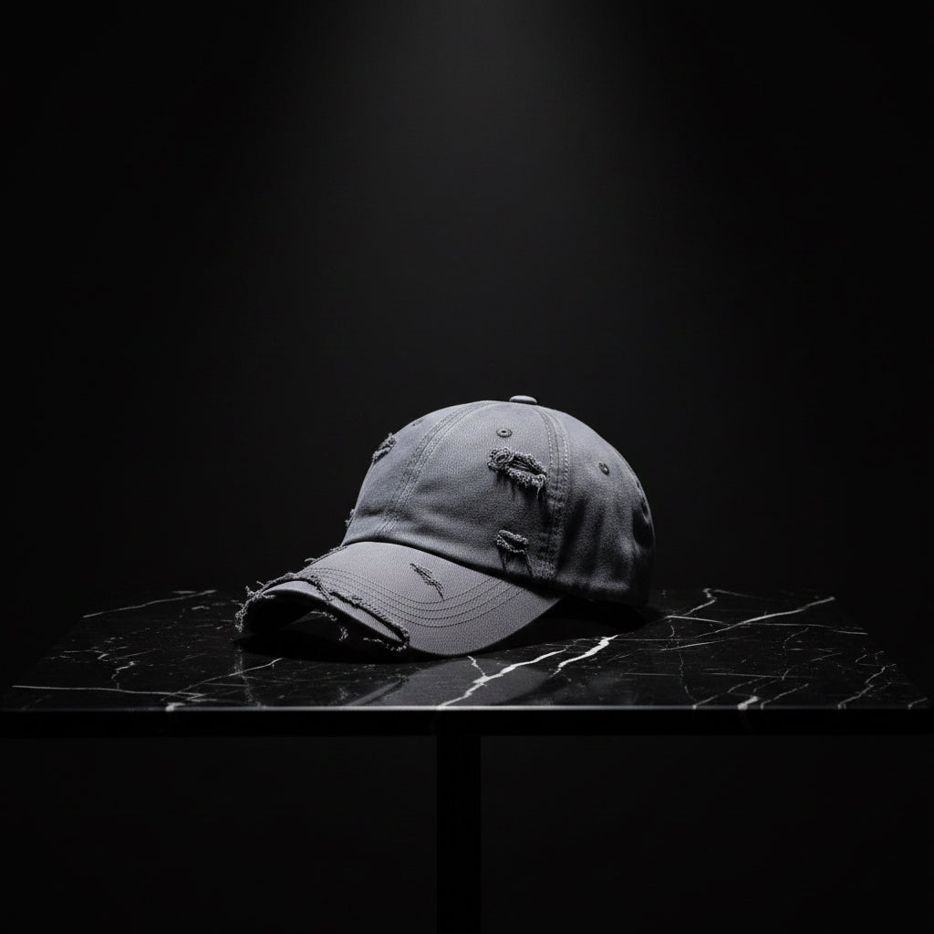 Distressed Cotton Cap