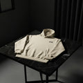 Built, Not Given Hoodie in Bone — Front View